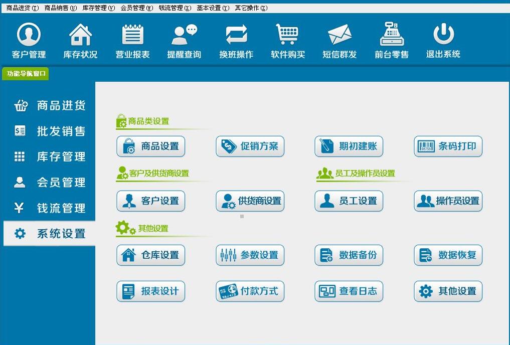 超市管理系统都有那些具体模块