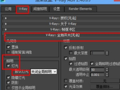 怎样强制打开3dmax中默认的灯光，快捷键是什么？