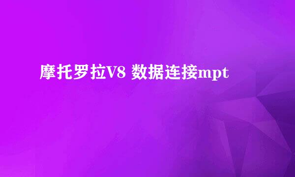 摩托罗拉V8 数据连接mpt