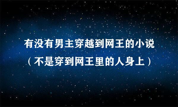 有没有男主穿越到网王的小说（不是穿到网王里的人身上）