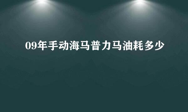 09年手动海马普力马油耗多少