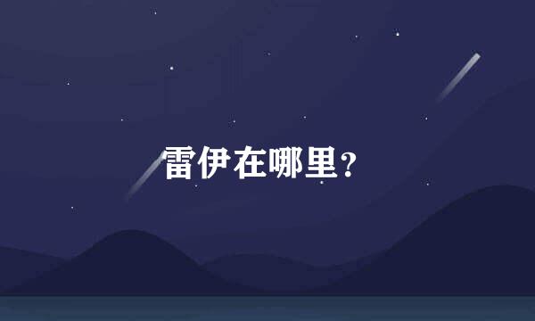 雷伊在哪里？