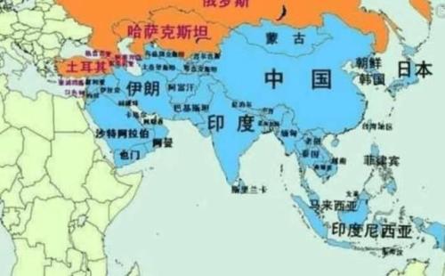 中国陆上14个和海上9个邻国