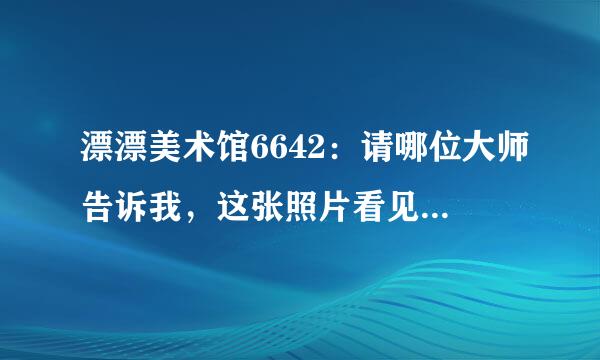 漂漂美术馆6642：请哪位大师告诉我，这张照片看见了三个月亮，在什么时候、什么地方拍摄的？