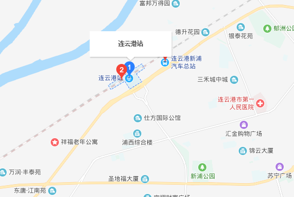 连云港高铁站在哪