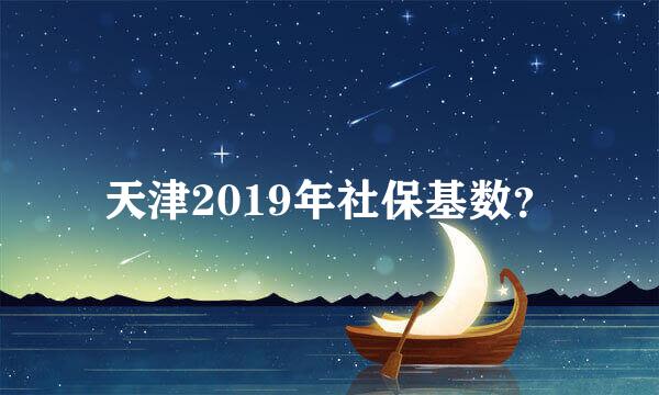 天津2019年社保基数？