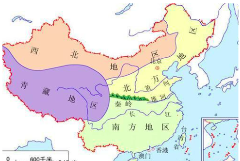 中国南北方差异