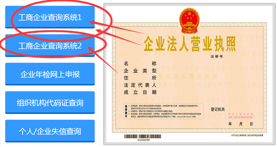 天津工商局企业查询网址入口