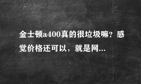 金士顿a400真的很垃圾嘛？感觉价格还可以，就是网上骂声一片。