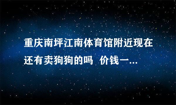 重庆南坪江南体育馆附近现在还有卖狗狗的吗  价钱一百元以内的可以买到吗