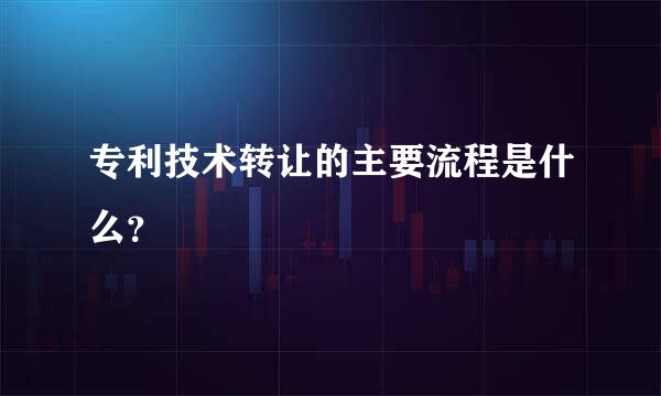 专利技术转让的主要流程是什么？