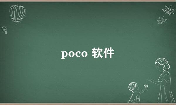 poco 软件