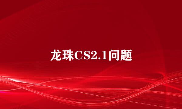 龙珠CS2.1问题