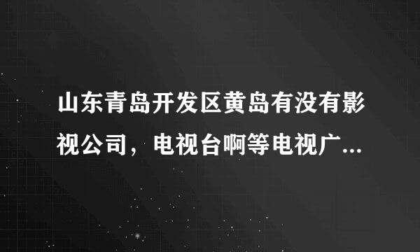 山东青岛开发区黄岛有没有影视公司，电视台啊等电视广播艺术公司