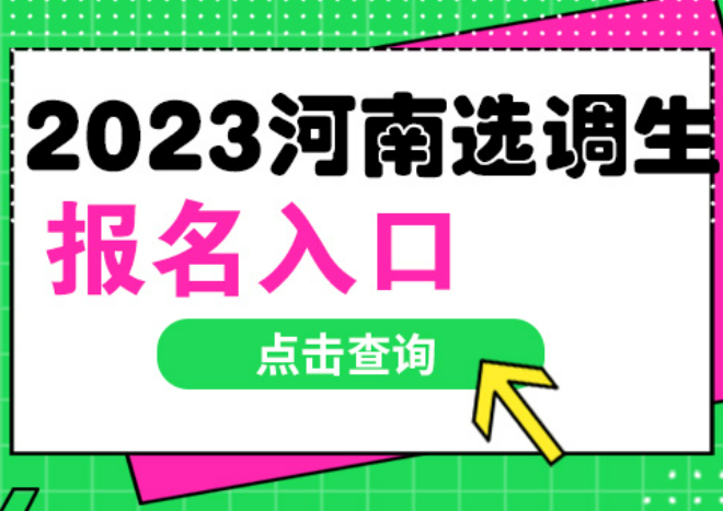 河南选调生报名流程