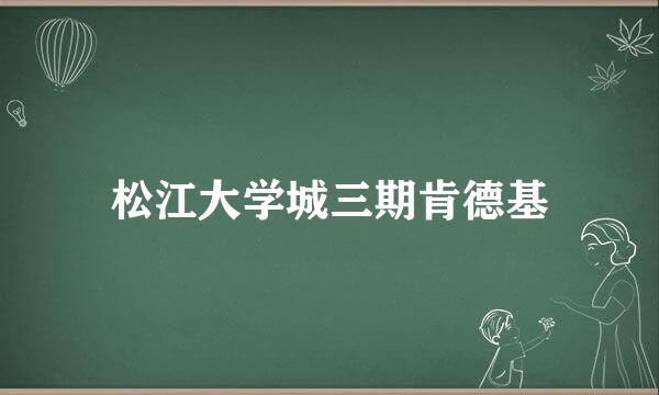 松江大学城三期肯德基