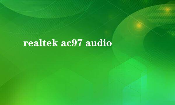 realtek ac97 audio