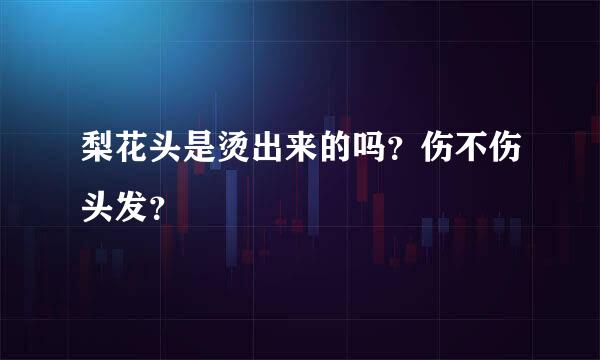 梨花头是烫出来的吗？伤不伤头发？