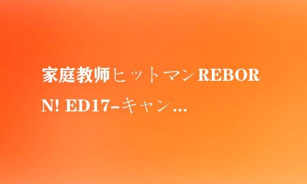 家庭教师ヒットマンREBORN! ED17-キャンバス／+Plus 要完整的 谁知道在哪下载