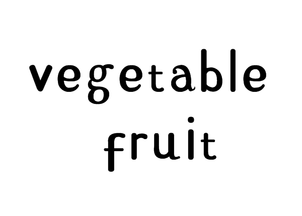 vegetables和fruit可数吗