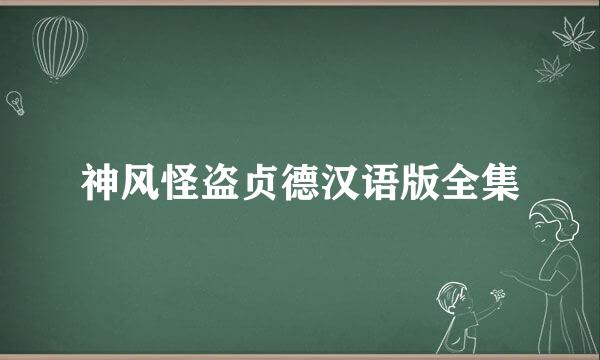 神风怪盗贞德汉语版全集