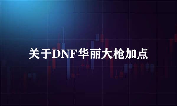 关于DNF华丽大枪加点