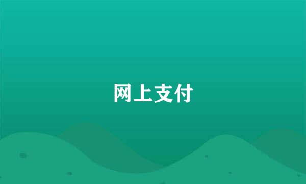 网上支付