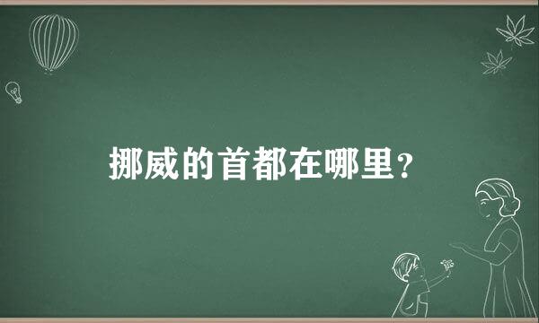 挪威的首都在哪里？