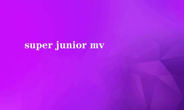 super junior mv