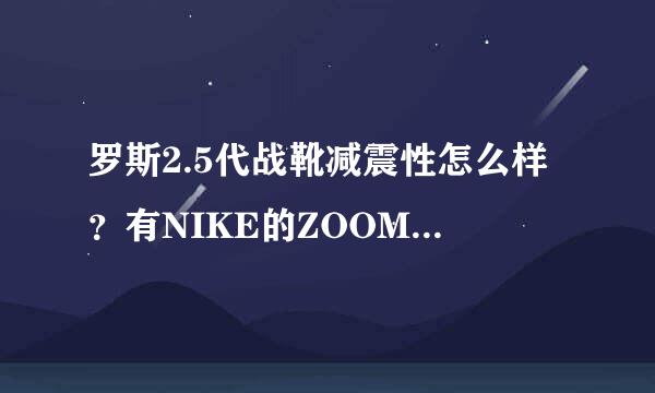 罗斯2.5代战靴减震性怎么样？有NIKE的ZOOM、MAX气垫好吗？