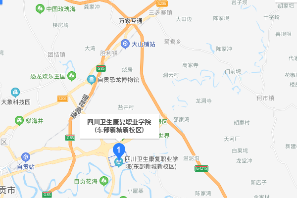 自贡卫校新校区具体地址是什么