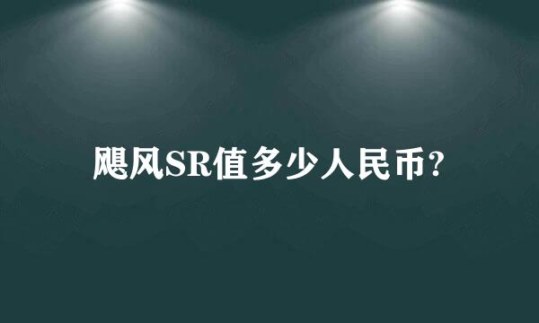 飓风SR值多少人民币?