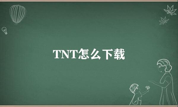 TNT怎么下载