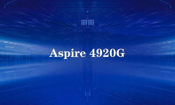 Aspire 4920G