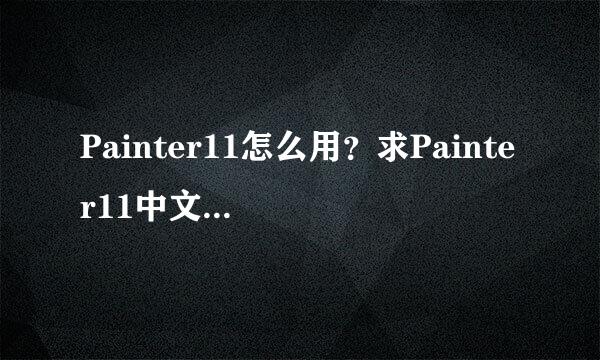 Painter11怎么用？求Painter11中文版教程。