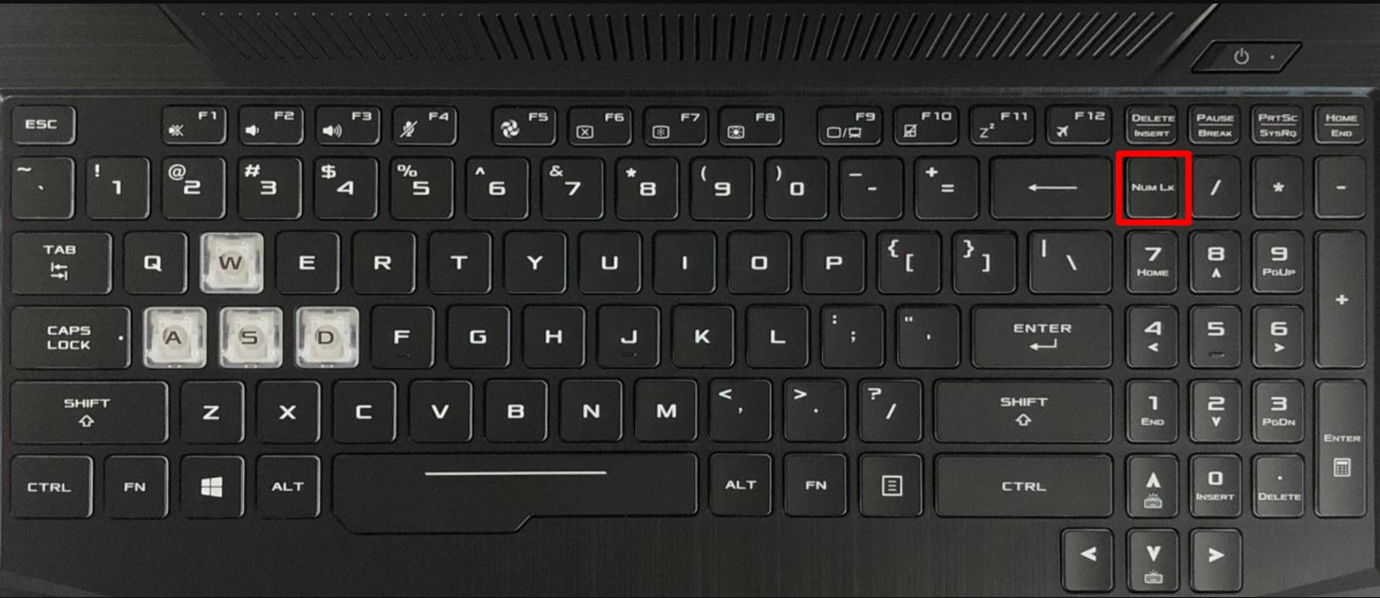 笔记本电脑键盘怎么切换字母和数字