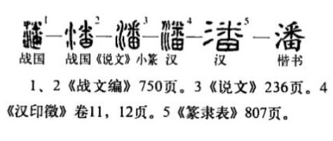 潘字怎么读