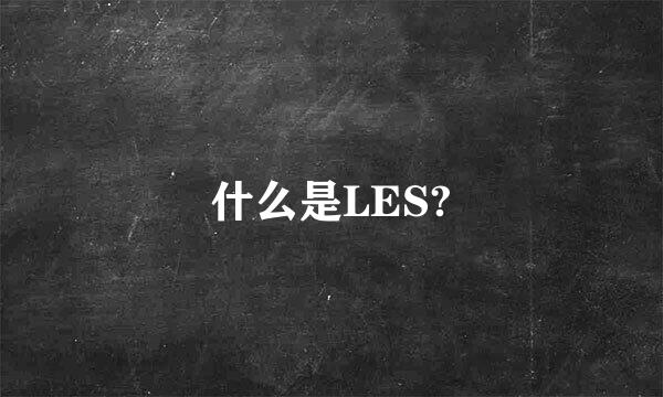 什么是LES?