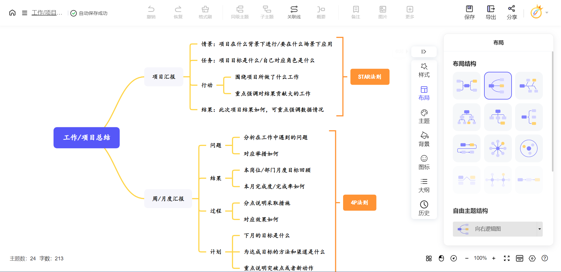 思维导图软件freemind的使用教程