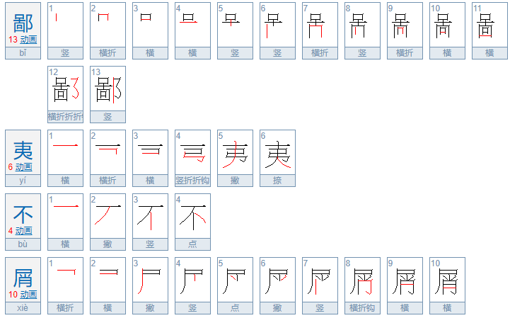 鄙夷不屑的意思