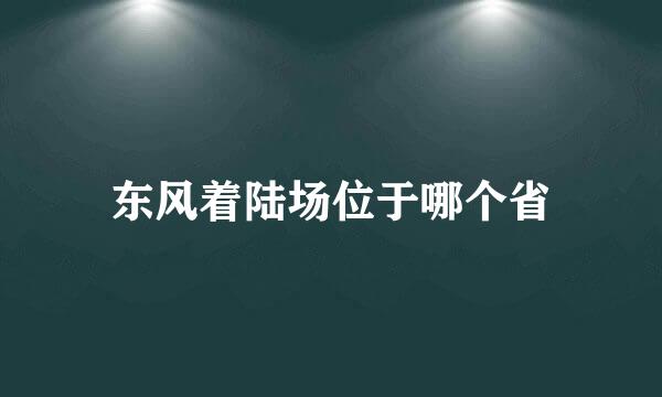 东风着陆场位于哪个省