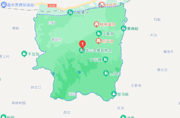 华山在哪里个省哪个市