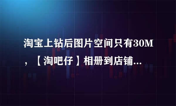 淘宝上钻后图片空间只有30M，【淘吧仔】相册到店铺的商品连接是怎么弄的？