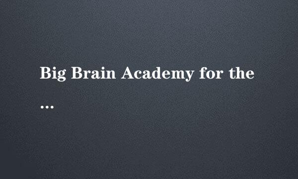 Big Brain Academy for the Wii（大脑学院）到哪下载？