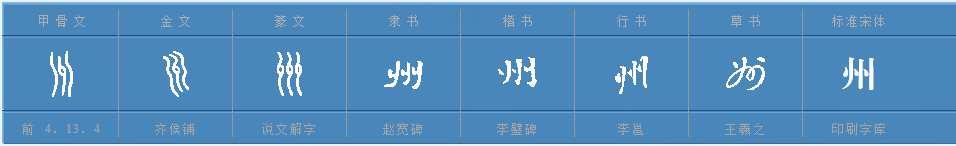 ”州”在查字典的时候应该查什么部首?