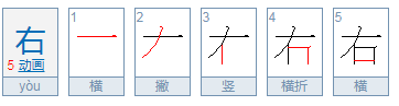 右的拼音怎么写