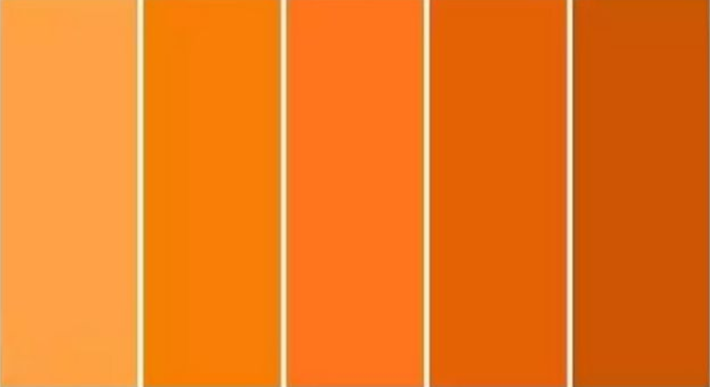 橙色系颜色都有哪些？