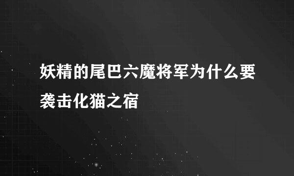 妖精的尾巴六魔将军为什么要袭击化猫之宿