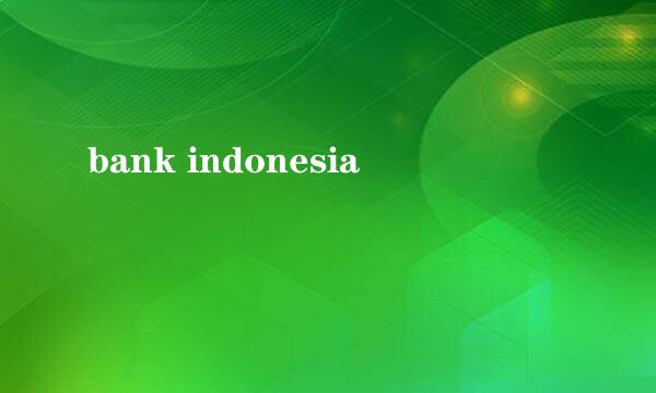 bank indonesia