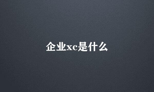 企业xc是什么